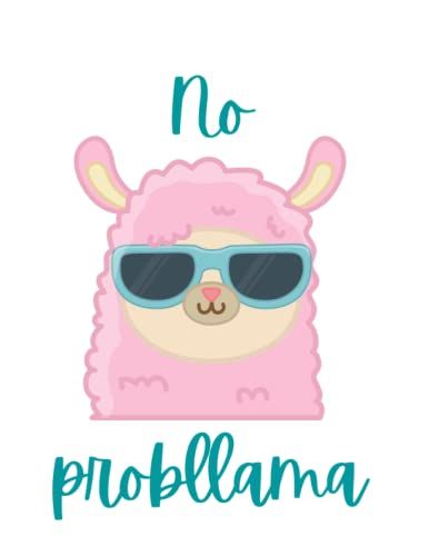 Llama Composition Notebook: College Ruled 100 Page Notebook | Large 8.5"X11"
