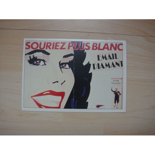 Carte Publiitaire Email Diamant 1985