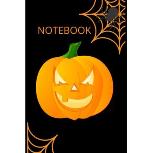 The Notebook: Start Of Horror Orange Glossy Cover Book.: 6"X 9" Inch, 100 Pages Glossy Cover Sketchbook Notebook