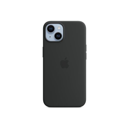 Apple - Coque De Protection Pour Téléphone Portable - Compatibilité Avec Magsafe - Silicone - Noir Minuit - Pour Iphone 14