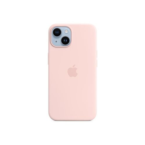 Apple - Coque De Protection Pour Téléphone Portable - Compatibilité Avec Magsafe - Silicone - Rose Craie - Pour Iphone 14
