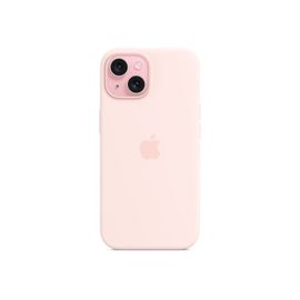 Apple - Coque De Protection Pour Téléphone Portable - Compatibilité Avec Magsafe - Silicone - Rose Clair - Pour Iphone 15