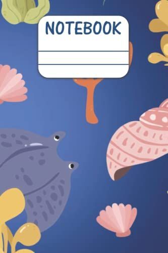 Underwater World Animals Composition Notebook: Wide Ruled Lined Journal