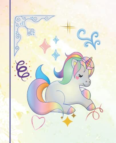 Unicorn Composition Notebook For Kids: Unicorn Composition Notebook For Kids Who Love Unicorns And Rainbows.200 Pages, College Ruled Pink Notebook, Journal.