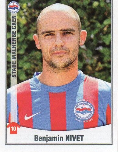 Image Panini Foot 2011 Benjamin Nivet N°125 Caen