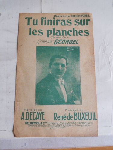 Tu Finiras Sur Les Planches - Répertoire Georgel