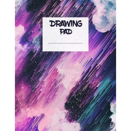 Blank Drawing Pad: Art Paper Pad For Kids Teens Adults 8.5 X 11 - 120 Unlined Pages