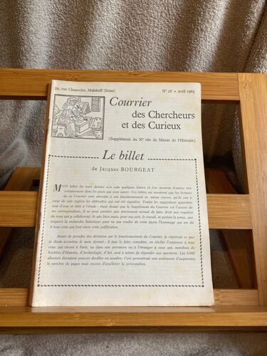 Courrier Des Chercheurs Et Des Curieux N°28 Avril 1963 Miroir De L'histoire