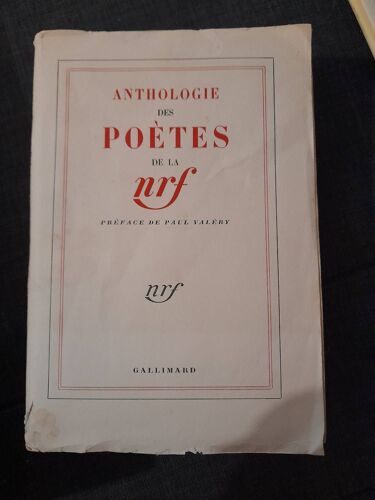 Anthologie Des Poetes De La Nrf