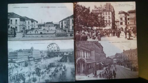 Clermont-Ferrand Et St.Etienne Dans Les Années 1915-1916