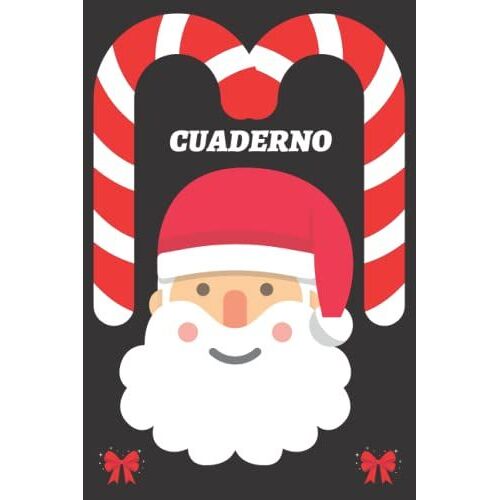 Cuaderno: Cuaderno Forrado Y Regalo De Diario Para El Día De Navidad/Regalos Para Niñas,Niños,Amigos,Amigas,Hombres,Mujeres/Diario De Regalos De ... 9) Pulgadas/Cubierta Negra (Spanish Edition)