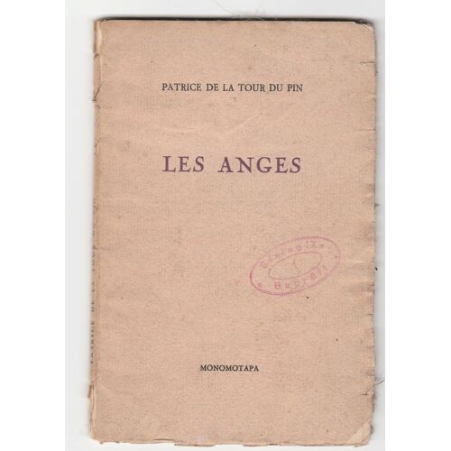 Les Anges Patrice De La Tour Du Pin E.O. # 40/400 Hc Stalag Ixa Geprüft Monomotapa