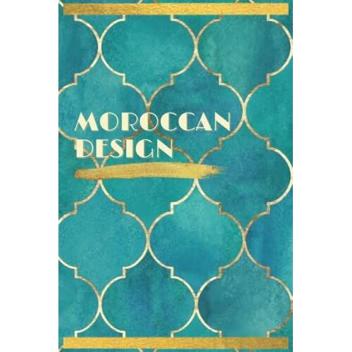 Moroccan Design Notebook: Mroccan Notebook, Arabic Design Journal,