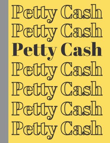 Petty Cash Log Book