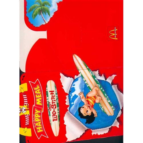 Macdo Happy Meal "Lilo & Stitch" (Boite Carton À Plier État Neuf)