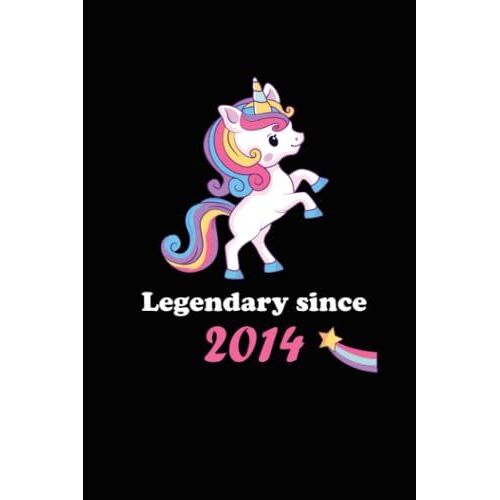 Cute Unicorn Notebook For Girls: Unicorn Birthday Gift Notebook For Girls/6x9inches/Matte Finish Cover