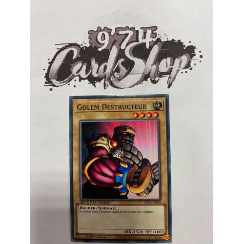 Yugioh! Golem Destructeur Speed Duel Sbcb-Fr028