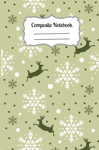Christmas Composite Notebook: A5 Christmas Notebook, 150 Page Christmas Notebook