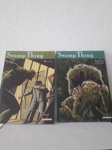Swamp Thing Alan Moore John Totleben Steve Bissette Volume 1 Racines Delcourt 1998 Et Volume 2 Invitation À La Peur Delcourt 1999 -