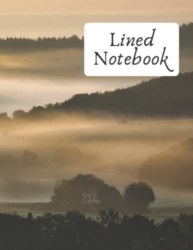 Sunrise Lined Notebook: Perfect Gift For Lovers Of Nature Environmentalists With 120 Pages 8.5 X 11 Inches Dimension