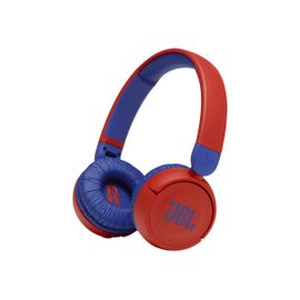 JBL Jr310BT - Écouteurs avec micro - sur-oreille - Bluetooth - sans fil - rouge