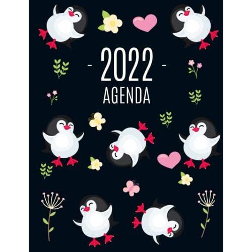 Pingüino Agenda 2022: Planificador Annual | Enero A Diciembre 2022 | Ideal Para La Escuela, El Estudio Y La Oficina (Spanish Edition)