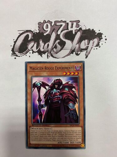 Yugioh! Magicien Rouge Expérimenté Speed Duel Sbcb-Fr009