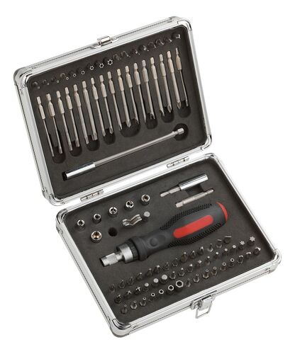 Coffret de vissage 92 pièces avec embouts de sécurité