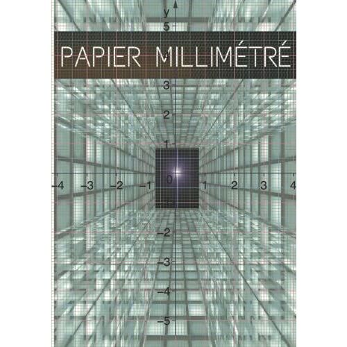 Papier Millimétré: Cahier 1 Mm + 10 Mm (Métrique, 100 Pages) Recto-Verso, Non Perforé, Brochure Parfaite. (French Edition)