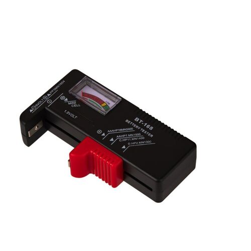 Piles AA/AAA/C/D/9V/Bt-168D V, pile bouton universelle, compteur codé par couleur, testeur de tension, vérificateur, alimentation BT168, 1.5