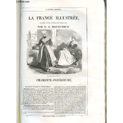 La France Geographique, Historique Et Administrative- Charente-Inferieure.