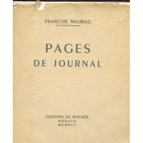 Pages De Journal.