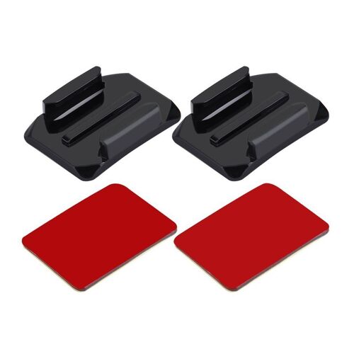 PULUZ PU11 2 courbes Supports de surface avec 2 autocollants support adhésif pour GoPro