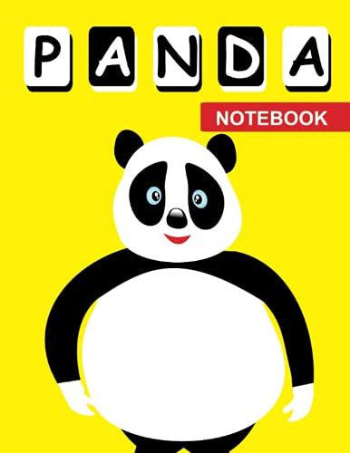 Panda Notebook: A Simple Ruled Notebook For Kids Of Age 6 And Above