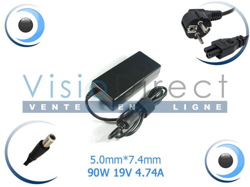 Adaptateur alimentation chargeur pour ordinateur portable HP Business 6735S Visiodirect