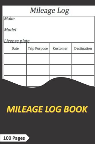 Mileage Log Book: Vehicle Mileage Log,Mileage Journal, Auto Driving Record Books For Taxes Vehicle Expense.Fits In Glove Box