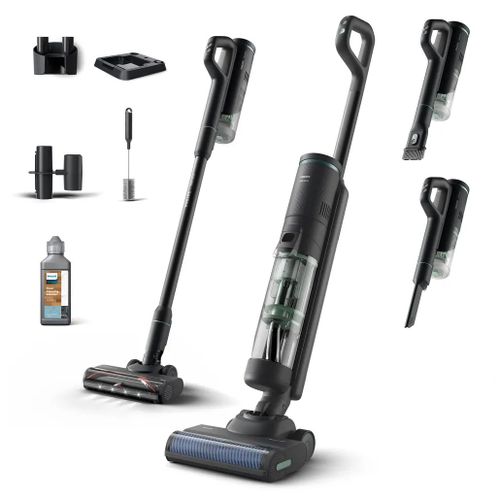 Aspirateur balai Philips Série 7000 AquaTrio sans fil Vacuum & Wash XW7263/11
