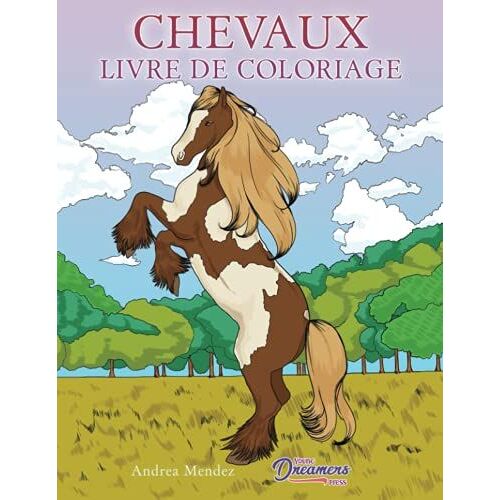 Chevaux Livre De Coloriage: Pour Les Enfants 9-12 Ans (Livres De Coloriage Pour Enfants) (French Edition)