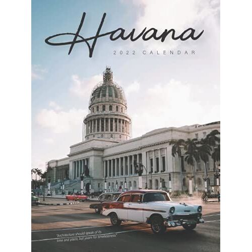 Havana 2022 Calendar: From January 2022 To December 2022 - Super Mini Calendar 6x8" - Pocket Gorgeous Non-Glossy Paper