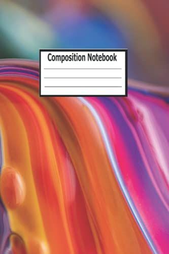 Colors Composition Notebook Cute Notebook: 100 Pages, For Girls And Women