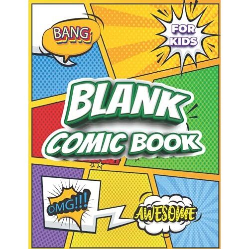 Blank Comic Book For Kids: Notebook With Blank Comic Templates To Create Your Own Comics, Variety Templates For Kids (German Edition)