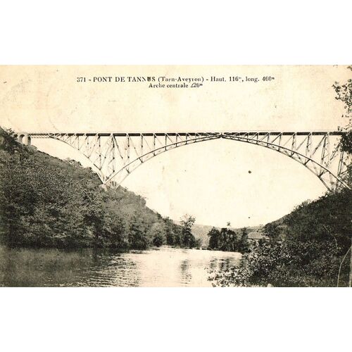 Carte Postale Ancienne, France, Tarn - Aveyron, Pont De Tanus