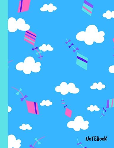 Notebook: Kites And Clouds