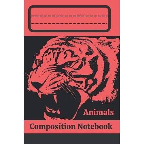 Animals Composition Notebook: For School, Work, Office, Home. (School, Office Supplies)