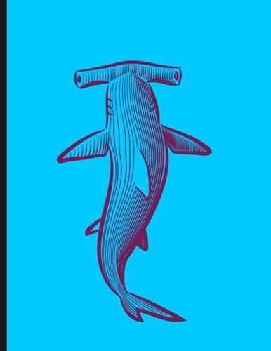 Hammerhead Shark Notebook: (8,5 X 11 Inches) 100 Pages Lined Paper