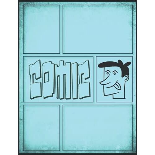 Blank Comic Book: Anime Sketch Book To Draw Your Own Comic Book | 100 Pages With Variant Templates For Kids Teens And Adults