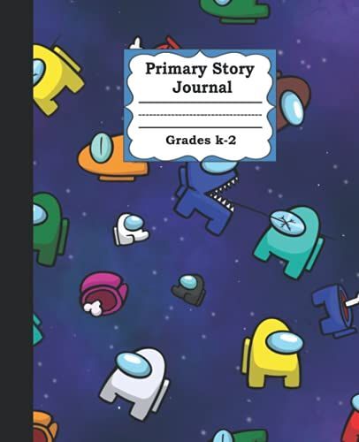 Primary Composition Notebook Grades K-2: Write And Draw Journal For Kids With Picture Robots Games, Medium Sized 7.5 X 9.25, 100 Pages (Children's Primary Story Journal Notebooks)