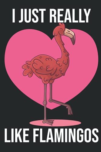 I Just Really Like Flamingos: Pink Flamingo Notebook Journal For Your Daughter, Niece, Or Kids Of Your Friends, Or Children Age To Write In 6x9 Inch 100 Pages
