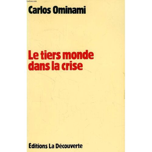 Le Tiers Monde Dans La Crise