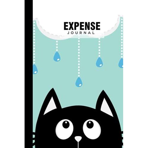 Expense Journal: Black Cats Cover Expense Journal, Simple Accounting Ledger For Bookkeeping, 120 Pages, Size 6" X 9" Design By Walther Franz